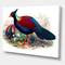 Designart - Vintage Birds In The Wild II - Traditional Canvas Wall Art Print